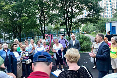 Результаты встречи главы управы Куцева В.В. 28.08.2018 с жителями по адресу: Осенний бульвар, д. 6 и ул. Крылатские холмы. д. 21