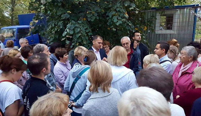 О прошедшей встрече главы управы Куцева Виктора Викторовича с жителями района на тему "Перспективное благоустройство территории долгостроя по Осеннему бульвару, д. 12, кк. 5-7" 03.09.2018 г.