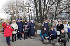 9 ноября 2021 года Совет ветеранов района Крылатское провёл субботник по благоустройству территории у «Рубежного камня», посвящённый 80-летию битвы под Москвой. 
